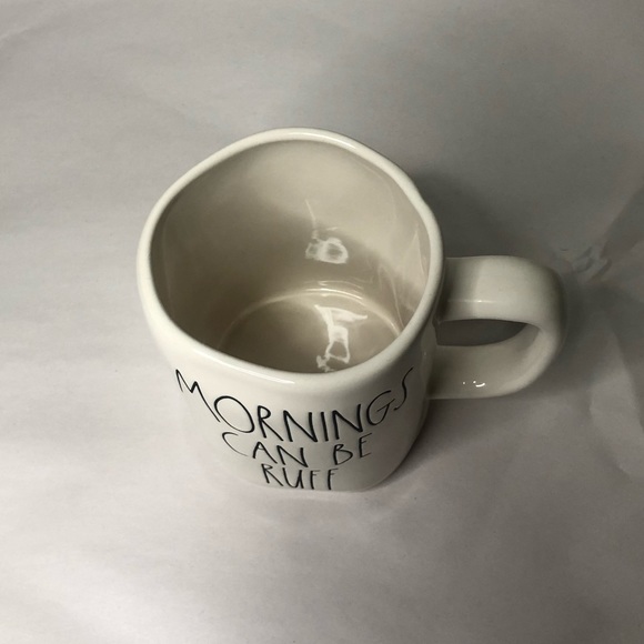 Rae Dunn “MORNINGS CAN BE RUFF” Ceramic Mug - Picture 2 of 7